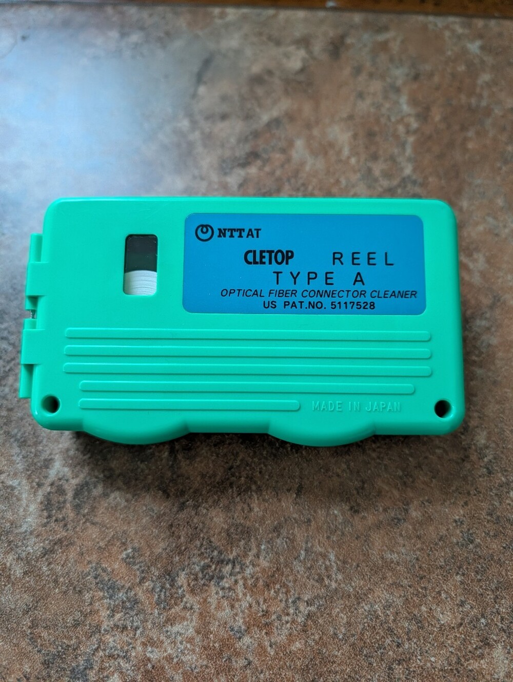 CLETOP Reel Type A Fiber Optic Connector Cleaner Pre Owned